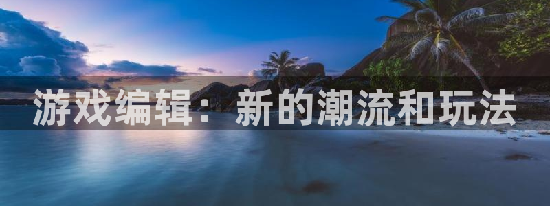 极悦娱乐Ii：游戏编辑：新的潮流和玩法